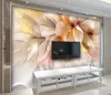 電話3Dの壁紙現代のミニマリストファッション夢のリビングルームの寝室の背景壁の装飾壁画壁紙