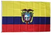 Ecuador-Flagge, 90 x 150 cm, Custom Style, neues Polyester, bedruckt, Flagge der Republik Ecuador, Banner 90 x 150 cm, kostenloser Versand