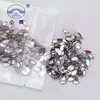 1000PCS Glitter Flatback Horse Eye Rhinestones AB Color 3D Nail Art Strass Loose Decorative Glue On Acrylic Rhinestones S031