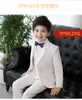 Boy's Formal Wear Notch Rapel Kid Complete Designer Handsome Boy Wedding Suit jongens kleding custommade jacketpantstievest a29