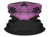 8 färger Halloween Scary Mask Festival Skull Masker Skelett Utomhus Motorcykel Cykel Multi Masker Scarf Half Mask Cap Neck Ghost Health