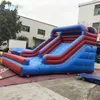 Großhandel PVC Material Aufblasbare Dual Slide Große Größe Aufblasbare Rutsche mit Pool für Wasserparkspiele