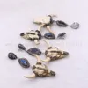 Boucles d'oreilles en pierre naturelle à la mode avec perle de taureau bijoux en gros boucles d'oreilles bijoux boucles d'oreilles 3508