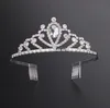 Baby Crystal Tiara Hairband Kid Girl Princess Prom Crown Party Accessiories children dance Headband perform accessory