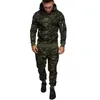 Män Tracksuit Höst Splicing Zipper Print Sweatshirt Busos Para Hombre Byxor Sats Sport Suit Tracksuit Ropa de Hombre 2019 New1