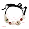 JURAN Transparente Metallstrang-Halsketten für Frauen, böhmische, mehrfarbige Anhänger-Statement-Halsketten, modische Weihnachtsgeschenke