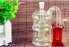 External twin cigarette kettle Bongs Oil Burner Pipes Water Pipes Glass Pipe Oil Rigs Smoking