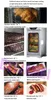 Hoogwaardig elektrisch vlees / bacon / worst rokte oven / commerciële kip rookmachine