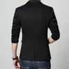 2019 Novos homens luxuosos trajes casuais vestido blazer slim fit blaser masculino masculino jaqueta blazer para homens cinza regular