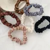 Scrunchie hairbands الشعر التعادل المرأة ل اكسسوارات للشعر الحرير scrunchies تمتد حاملي ذيل حصان هدية اليدوية heandband