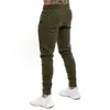 Januarysnow Mens Jogger 지퍼 포켓 스웨트 팬츠 남성 체육관 운동 피트니스 코튼 바지 남성 캐주얼 패션 스키니 트랙 바지