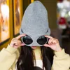 Moda-Gözlük Şapka Yün Kış Moda Gorros Kap Sabitleme İstifleme Örme Şapkalar Kadın Kişilik Kayak Kapağı