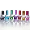8 ML 미니 빈 휴대용 여행 리필 병 해골 모양 다채로운 유리 향수 병은 Parfume 무료 배송 7 색 병 샘플