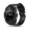 V8 GPS Smart Watch Bluetooth Smart Pekskärm Armbandsur med kamera SIM-kortplats Vattentät Smart Armband för iOS Android Iphone Watch