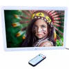 Livraison gratuite 15 "LED HD cadre photo numérique haute résolution avec télécommande prise US EU couleur noir/blanc en stock!