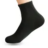 Siyah Gri Beyaz Çorap Erkek Çorap Erkekler Pamuk Esneklik Iş Uzun Mürettebat Sonbahar Kış Sıcak Meias Homens 10 adet 5 Çift / lot