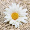 Fake Sunflower Head Dia. 4.53 "Simulatie herfst chrysanthemum voor DIY bruids boeket pols bloem achtergrond decoraties