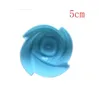 500pcs/lot Fast shipping 5cm Rose Flower Cake Mold Pudding Grade Silicone Cake Mold Cupcake Mold Baking Mould Bakeware