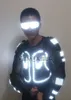 LED Luminous Armor Light Up Jacket Costumes lumineux pour la danse Performance Vêtements DJ Stage Dance Wear