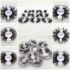 Neue 25MM 3D Nerz Wimpern Lange Dramatische Falsche Wimpern 100% Nerz Wimpern Make-Up 5d Nerz wimpern Dicke Lange Wimpern Verlängerung