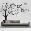 Family Po Frames Tree Wall Stickers Home Decoration Wall Decals Moderna konst väggmålningar för vardagsrummet Minnes Trädvägg Sticke2676