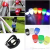 Bicycle Front Light Silicone LED Head Front Rear Wheel Bike Light Waterproof Cycling With Battery Bicycle Accessories Bike Lamp DLH053