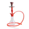 Bong alti One Hose Narghilè Shisha Bong ad acqua Tubo completo di vaso di vetro Tong 13,4 pollici