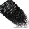 ماليزي Vmae Natural Color 100g 120g 140g Water Wave Wave Virgin Hair Clip