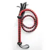 140 cm Bondage Redblack Leather Whip Rasting Crop Crop Night Party Flageger Rainha Toy Toy Sexy #R52