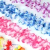 Our Warm Hawaiiaanse feestdecoraties 12 stks Hawaii Lei Silk Garland ketting kunstmatige bloemen decoratie luau feestdecoraties2044294