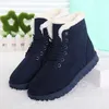 Gorąca Sprzedaż Snow 2019 Nowe Buty Mid-Cielskie Panie Bawełniane Buty Zimowe Kobiety Ciepłe Futro Kobiety Buty Zimowe Kobiety buty Lace Up