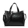 2019 handbags new European and American retro big oil leather handbag shoulder bag Messenger bags