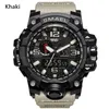 New Smael Relogio Men's Sports Watches LED CHRONOGROGraph armbandsur Military Watch Digital Watch Good Gift for Men Boy D276Q