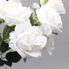 Falso Francês Rose (10 cabeças / grupo) 17,32" comprimento de simulação rosas para o casamento Início decorativa Flores artificiais