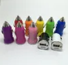 Bala colorido Car Charger Mini Carregador de carro portátil carregador universal para iPhone Para Samsung para Android grátis