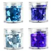 28Color Nail Glitter Tips Iridescent Blue Pink Purple Nail Sequins Powder 10ml Manicure Acrylic UV Glitter Powder Paillette6576400