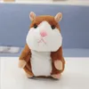 Pratal Hamster Mouse Pet Plush Toy Cute Speak Sound Record Hamster Talking Record Mouse Fyllda Plush Animal Kids Toy 200PCS DW5437