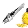 Preference 1pcs rostfritt stål Kreativ ananas peeler lätt ananas kniv cutter corer slicer clip frukt sallad verktyg