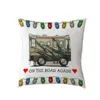 Happy Campers Cushion Cover 44 * 44 cm Pościel Poszewka Case Camping Car Biuro Łuk Kanapa Home Decoration Rzuć Poszewkę