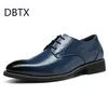 Men Formal Shoes Leather Wedding Brogues Shoes Lace-Up Bullock Business Dress Male Shoes Oxfords High Quality Big Size