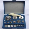 Freeshipping Hoge kwaliteit Blue Box Silver 19 stks 501G 10 mg ~ 200g M2 Set Gram Precision Calibration Gewicht Digitale Schaal