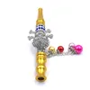 Conseils de bouche en métal pour le narguilé Shisha Fashion Fumer l'aluminium Boucche Drip Sheesha Narghile Animal Design avec Bling Bling Bijoux