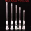 Glass Downstem 14-18 femmina diffuso Downstem con 6 tagli per tubi e steli di bong downstem