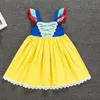 Nuovo arrivo Princess Girls Dress Kids Cotton Tulle Fluffy Party Costume Moda Halloween Natale Vestiti per bambini