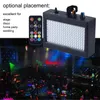 180 LED Strobe Flash Light 35W RGB Remote Sound Control Strobe Speed Luci da palcoscenico regolabili per Stage Disco Bar Party Club