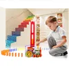 Venda quente 60 pcs Domino Blocks Trem Kit Motorizado Configuração de Carga Cartucho Brinquedos Presente de Aniversário Para Crianças Criança