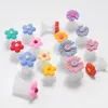 8 adet / paket Silikon Toe Ayırıcı Papatya Çiçek Büyüleyici İnciler Tasarım Ayak Bölücü Formu Salon Manikür Pedikür Bakımı Nail Art Araçları