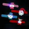 الصمام هدية عيد بات دائرة سوار عيد الميلاد سانتا كلوز ثلج لعبة معصمه أساور شجرة عيد الميلاد الديكور حلية XD20214