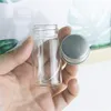 30 * 60 * 21mm 25ml garrafas de vidro tampa de alumínio vazio transparente garrafas claras de garrafas 50 pçslote