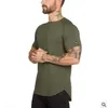 새로운 브랜드 면화 체육관 셔츠 스포츠 티셔츠 남성 짧은 소매 rashgard 실행 Tshirt 운동 훈련 티셔츠 탑 티셔츠